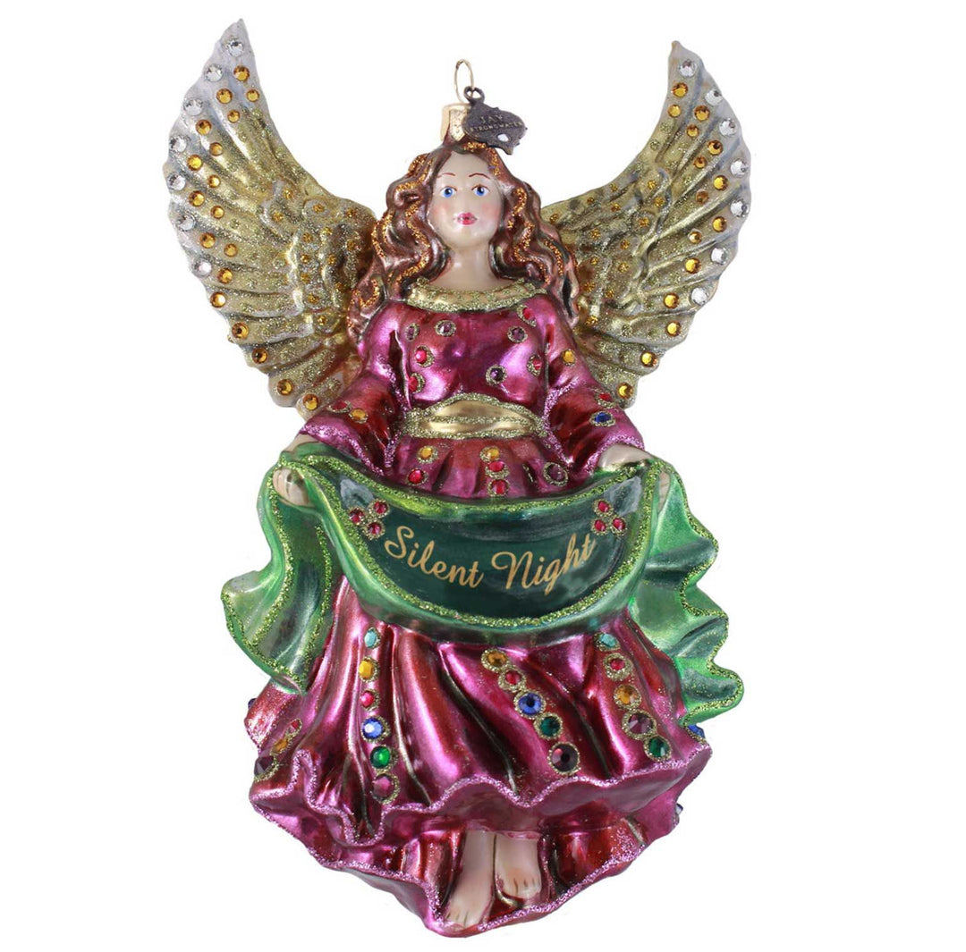 Silent Night Angel Ornament