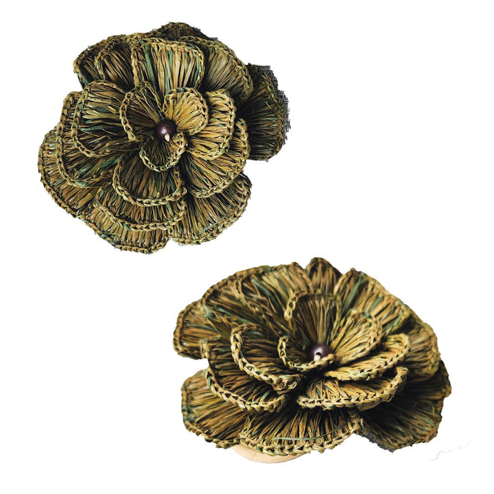 Raffia Flower Napkin Ring