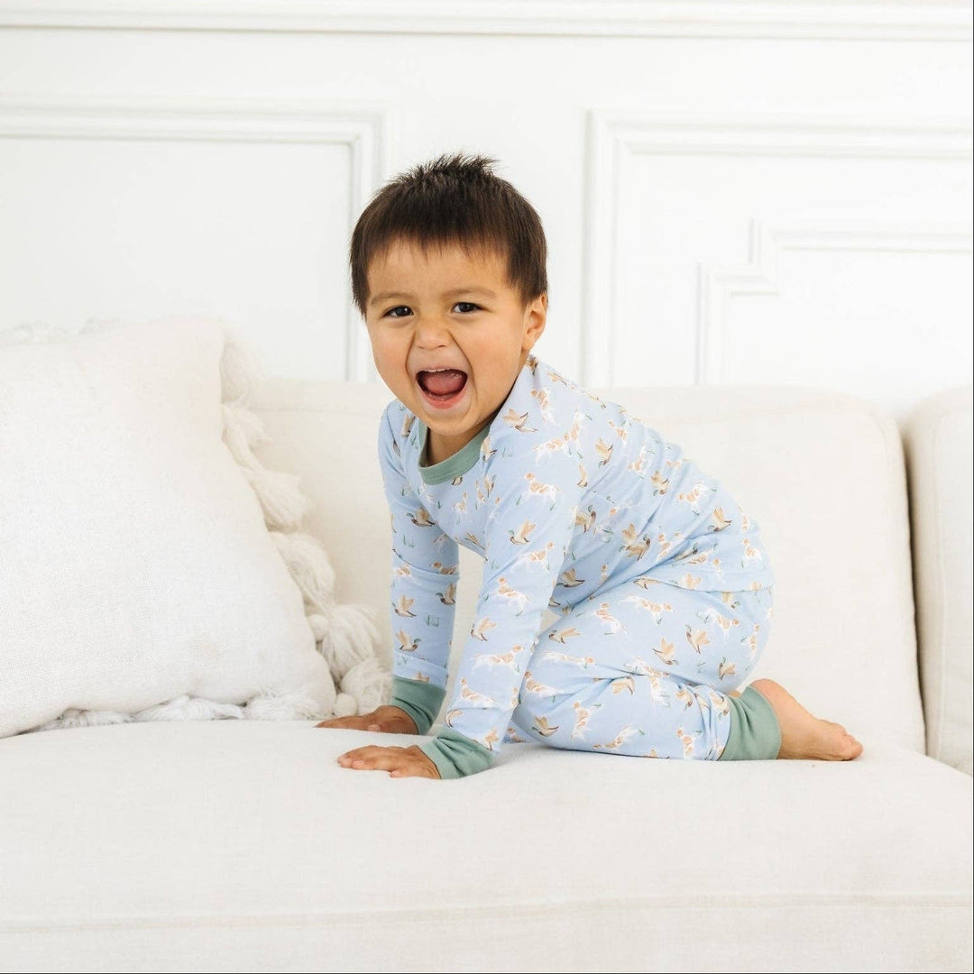 Duck and Hound Long Pajamas