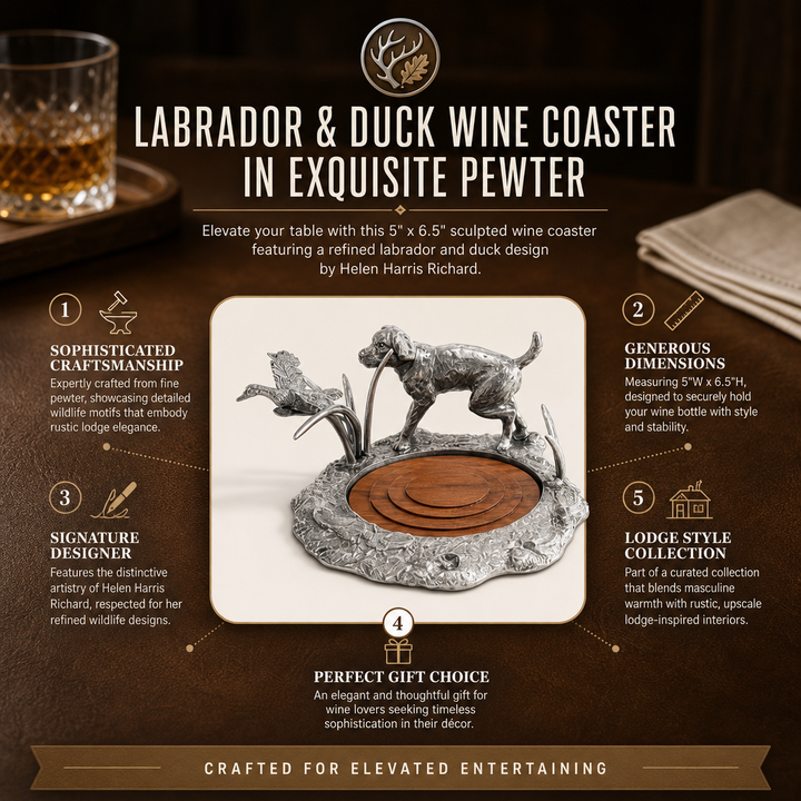 Labrador & Duck Wine Coaster
