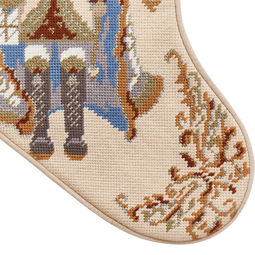 Nutcracker Embroidered Stocking