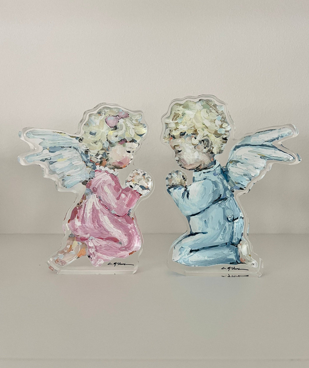 "Tiny Wings II" acrylic shelfie