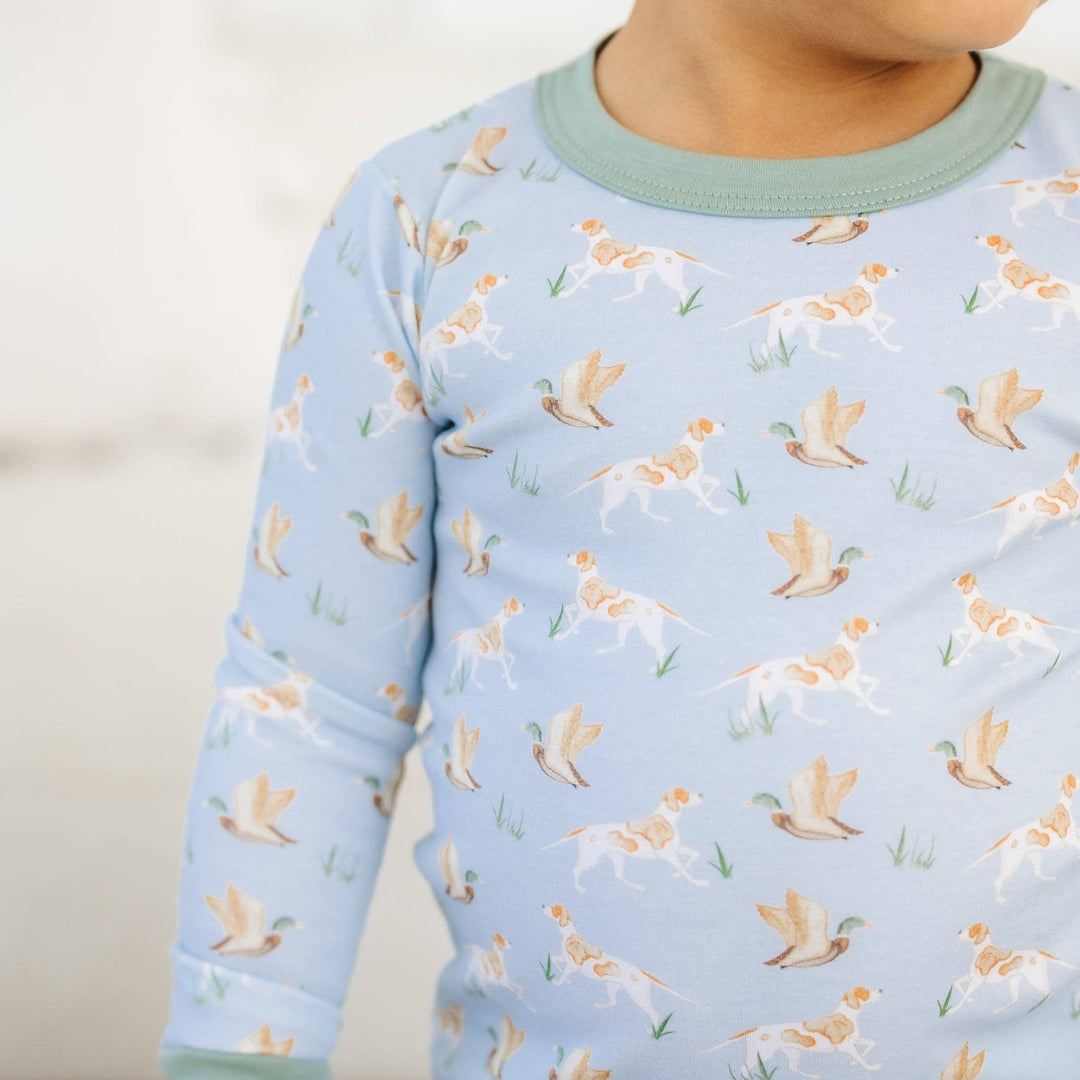 Duck and Hound Long Pajamas
