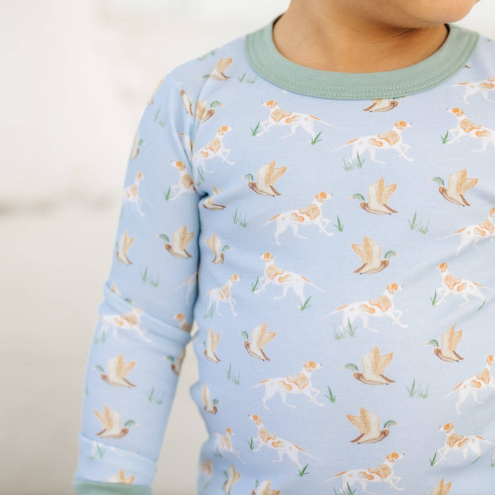 Duck and Hound Long Pajamas