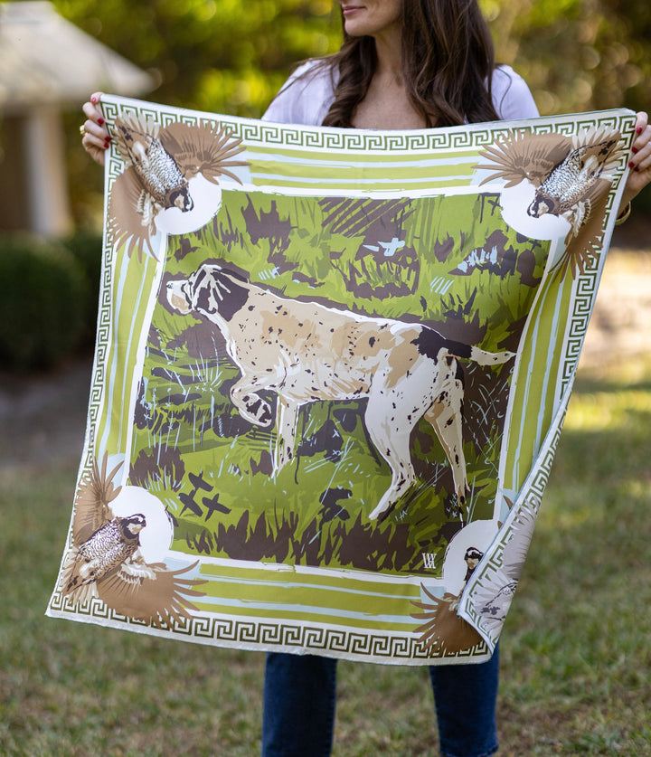 Pointing Strong - Double-Sided Silk Scarf