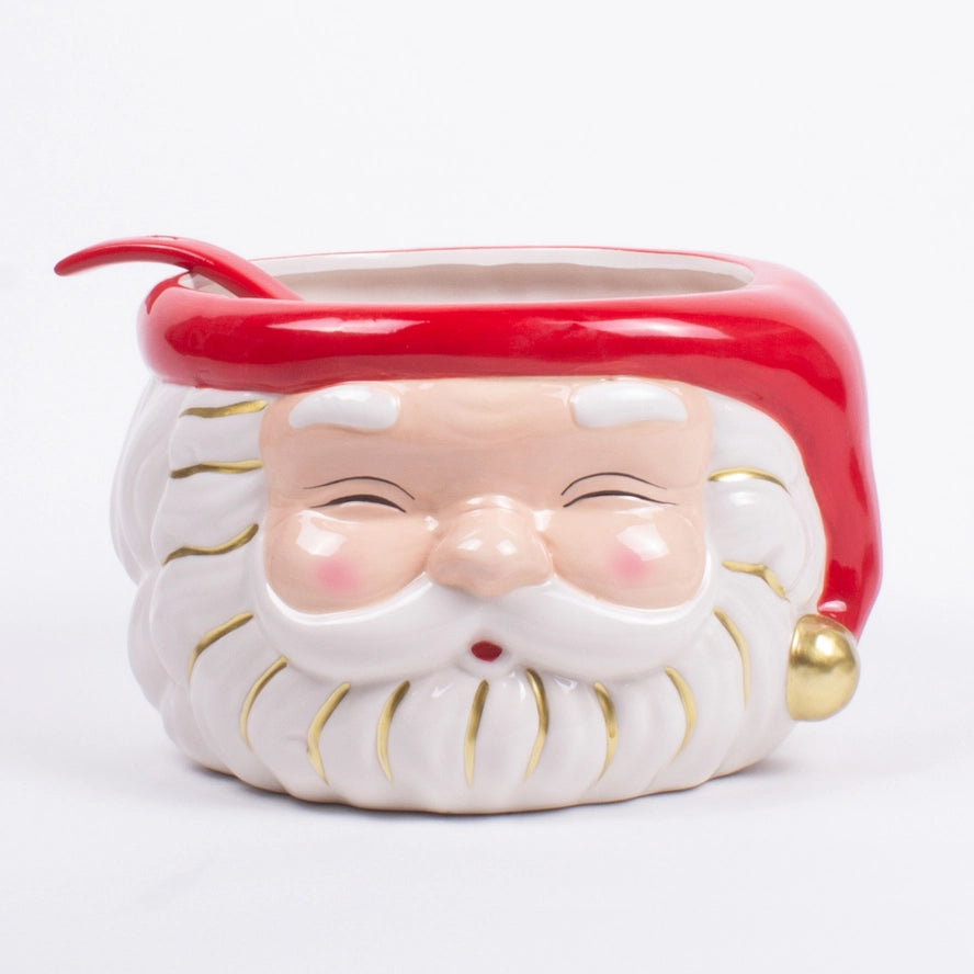 Santa Punch Bowl and Ladle
