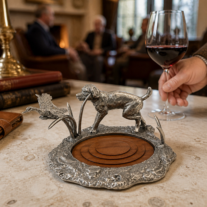 Labrador & Duck Wine Coaster
