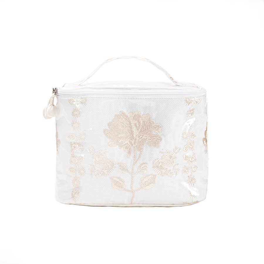 Peony Train Case