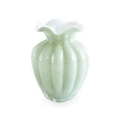 GLASS Vento Medium Vase (Pistachio)