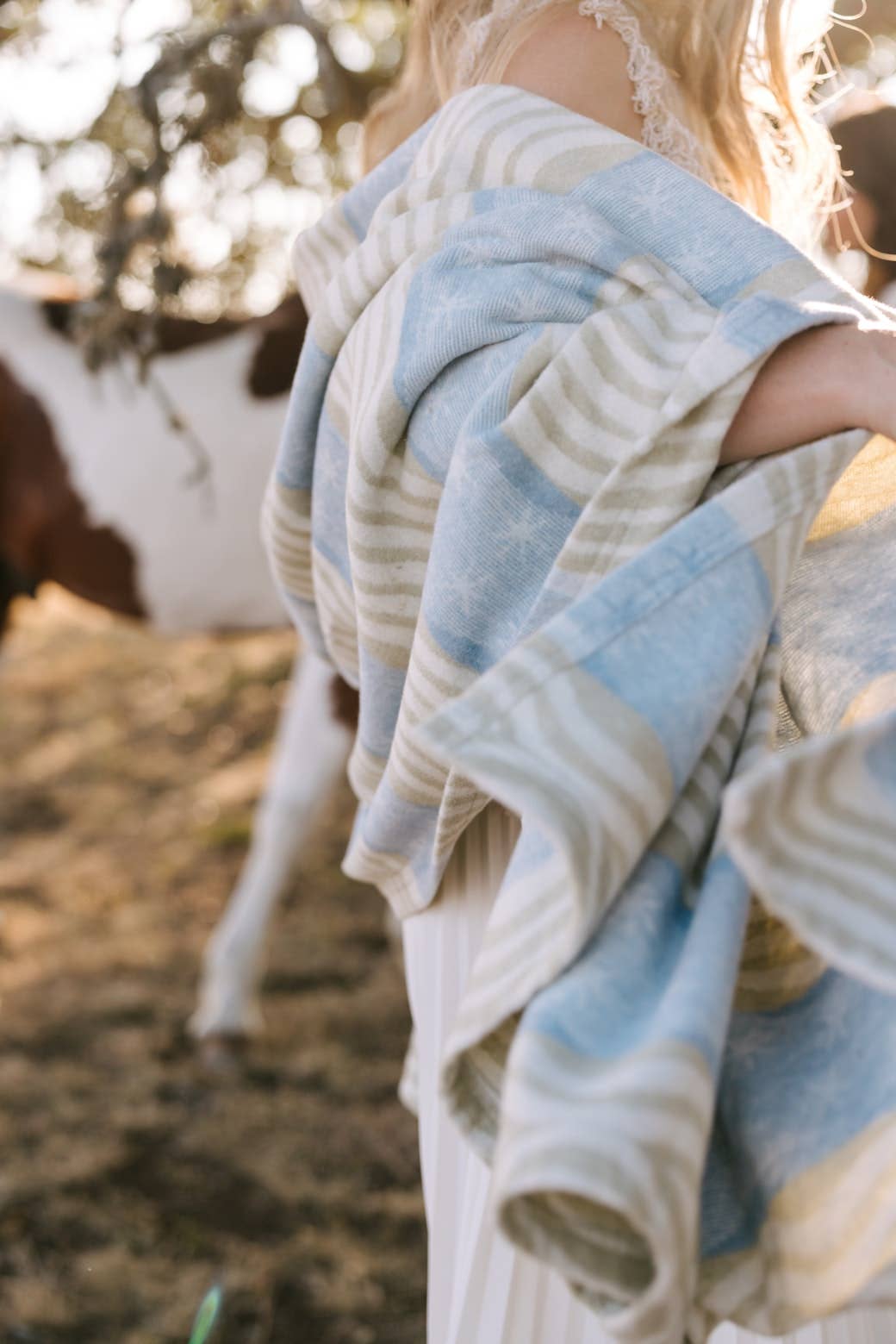 Dorothy Stripe Lightweight Blanket