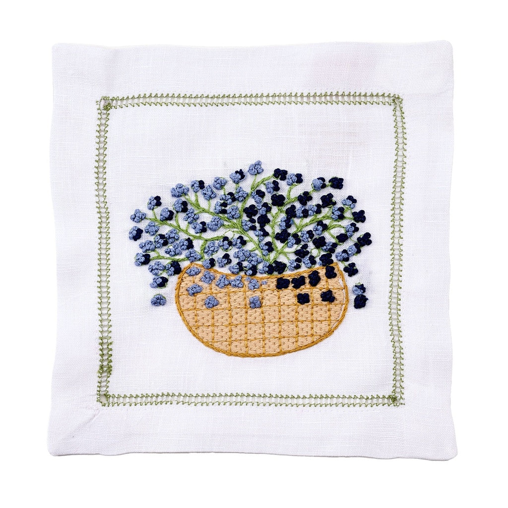 Flower Basket Coaster Set
