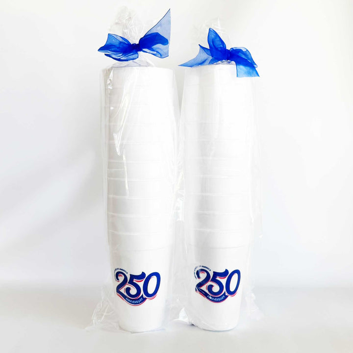 USA 250 Foam Cup 10 Pack