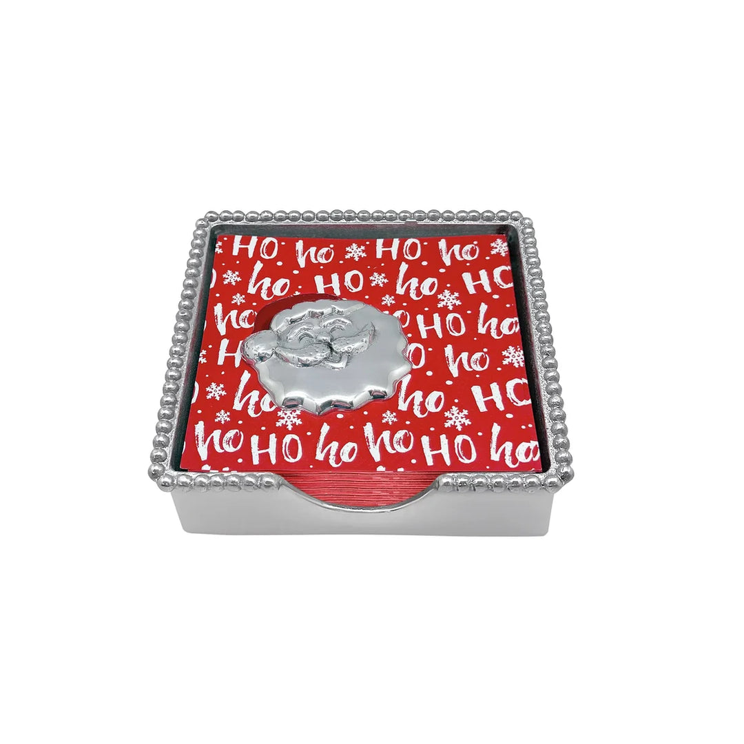 Happy Santa Beaded Napkin Set