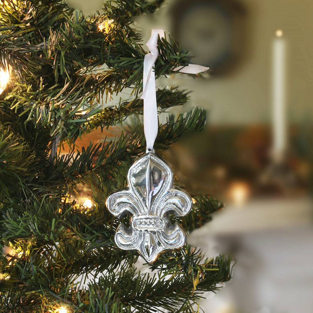 Holiday Fleur De Lis Ornament