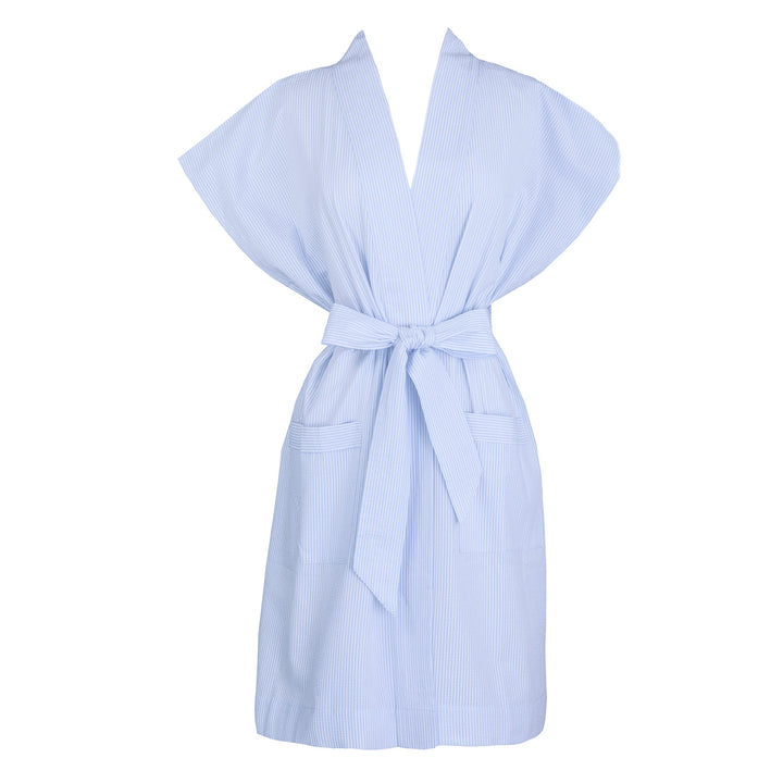 Dina Cotton Robe Blue