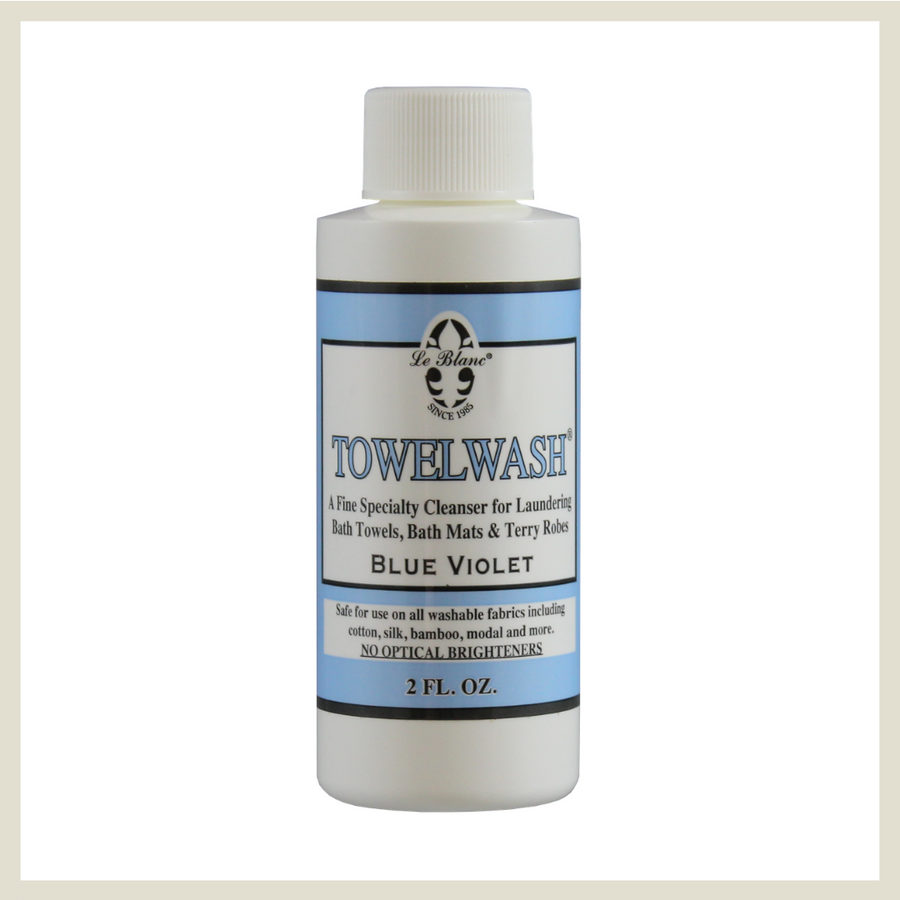 Blue Violet Towel Wash