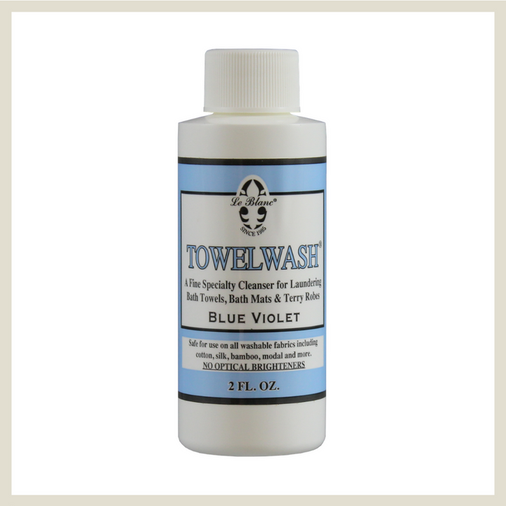Blue Violet Towel Wash