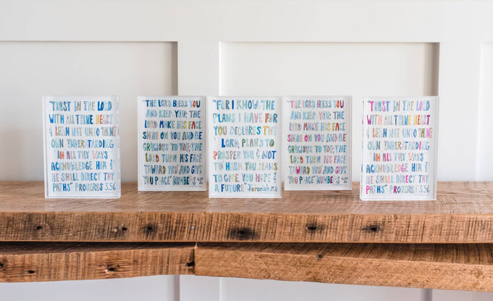 "Jeremiah" acrylic shelfie