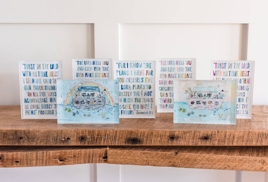 "Jeremiah" acrylic shelfie