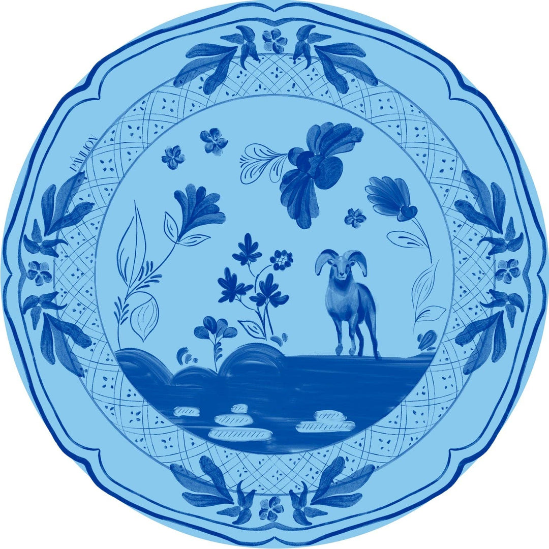 Chapel Hill Blue GOAT Dessert Collegiate Plates - 50 Pack