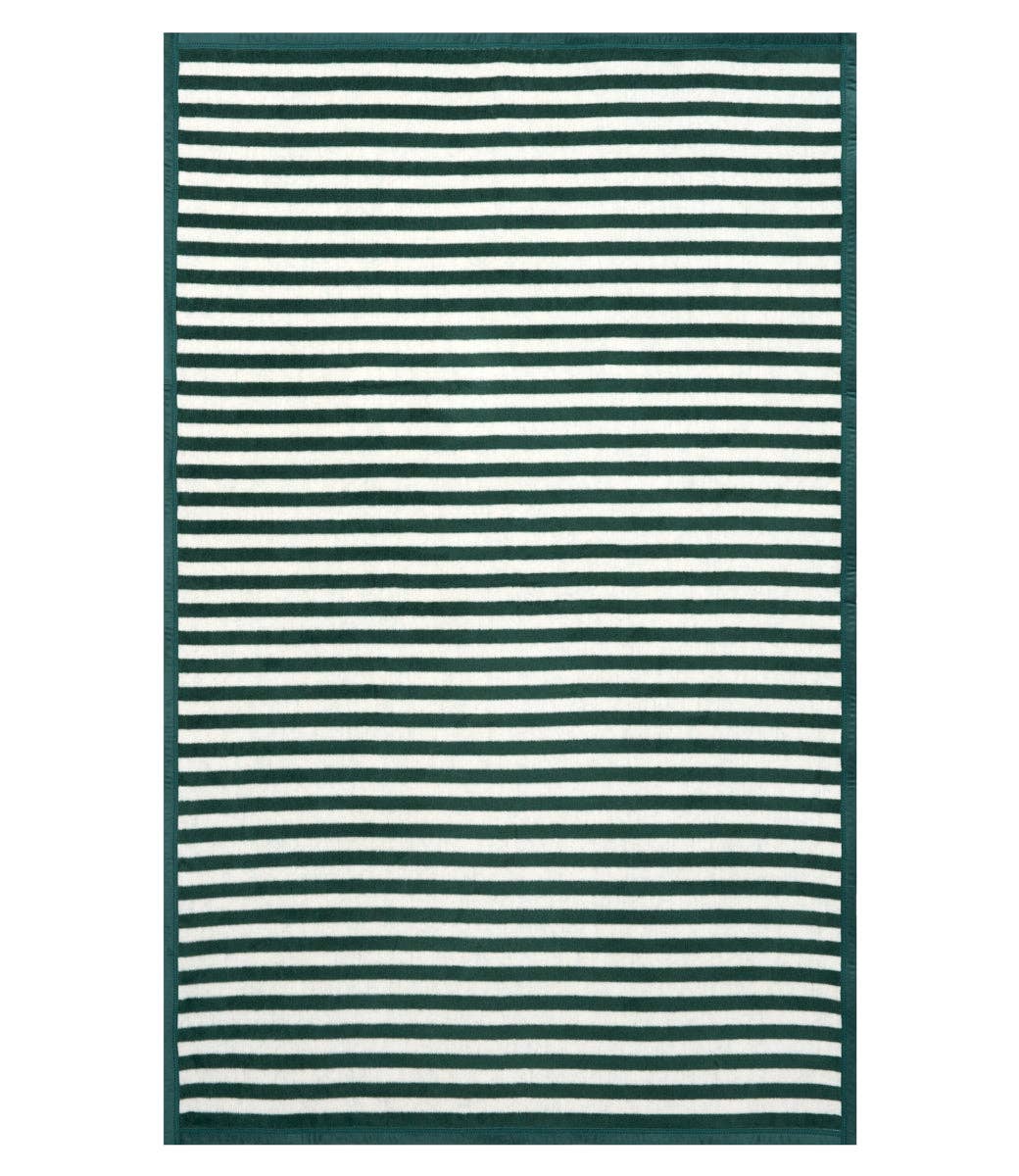 Sideline Stripe Evergreen Midi Blanket