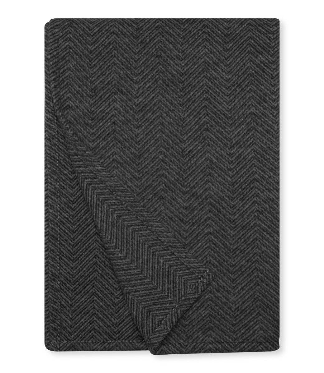 Bayside Herringbone Shawl - Ash