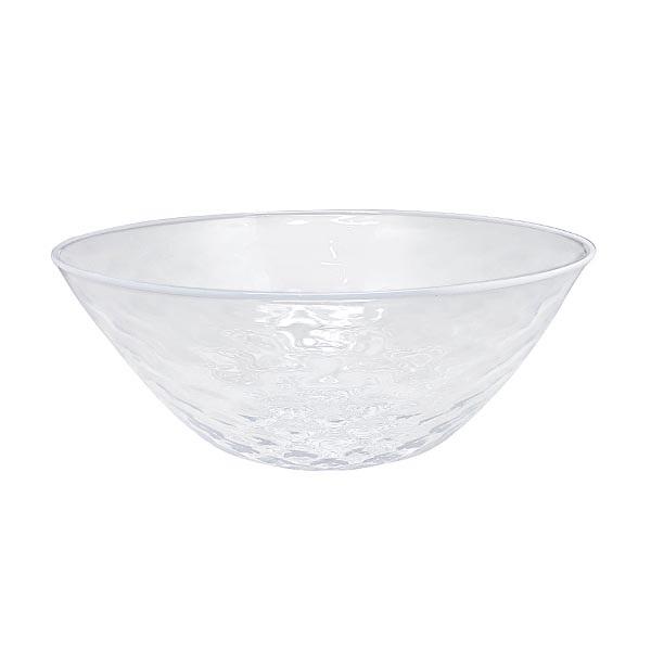 Pineapple Texture Large Bowl White Rim