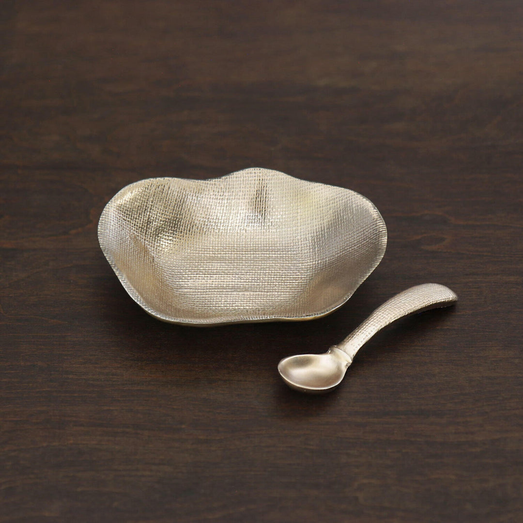 Giftables Sierra Modern Kioto Mini Bowl with Spoon (Gold)