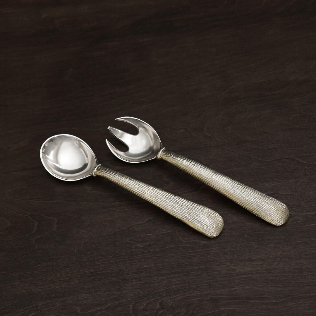 Sierra Modern Fina Salad Servers (Gold)