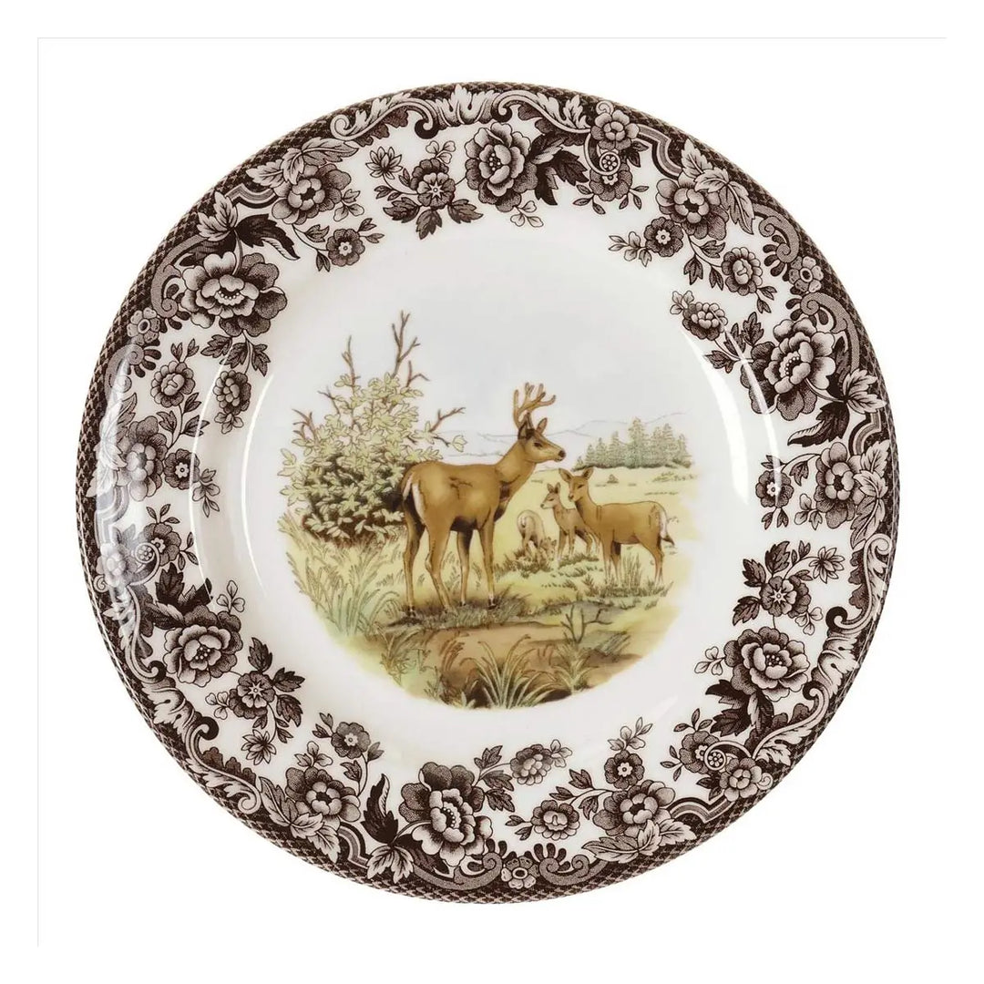SMP-Woodland Salad Plate (Mule Deer)