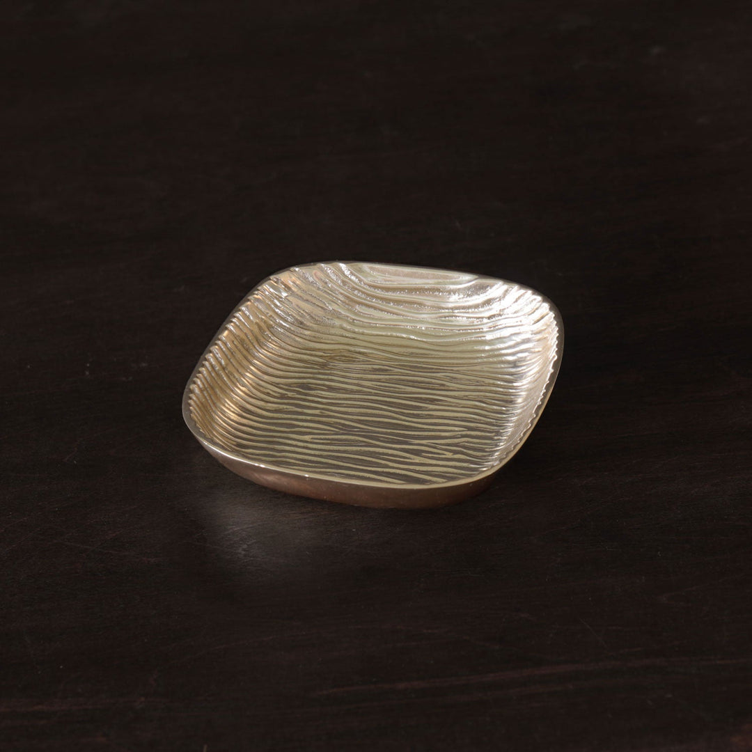 Sierra Modern Ripples Small Dip Bowl (Gold)