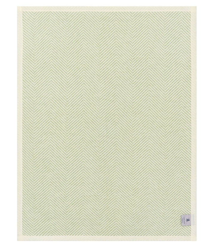 Harborview Herringbone Sprout Green Mini Blanket
