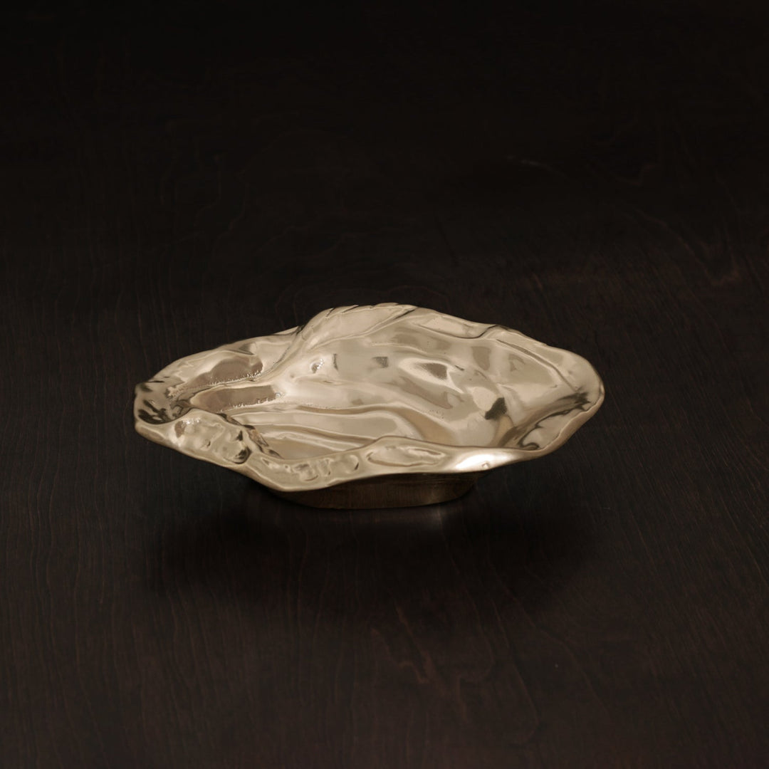 Sierra Modern Oyster Small Bowl (Gold)