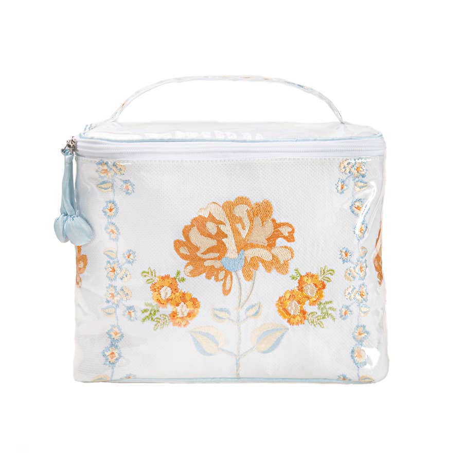 Peony Train Case