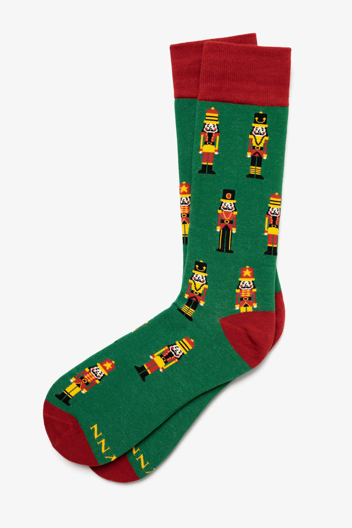 What's Crackin' Nutcracker Socks by Alynn