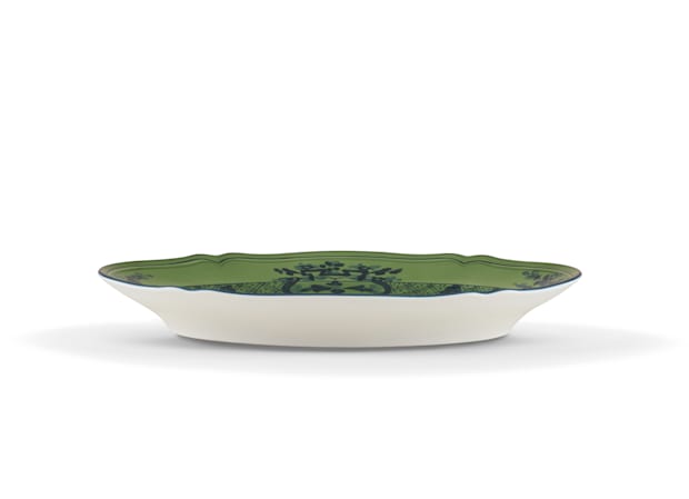 Oriente Italiano Malachite Large Oval Flat Platter