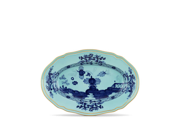 Oriente Italiano Iris Oval Pickle Dish