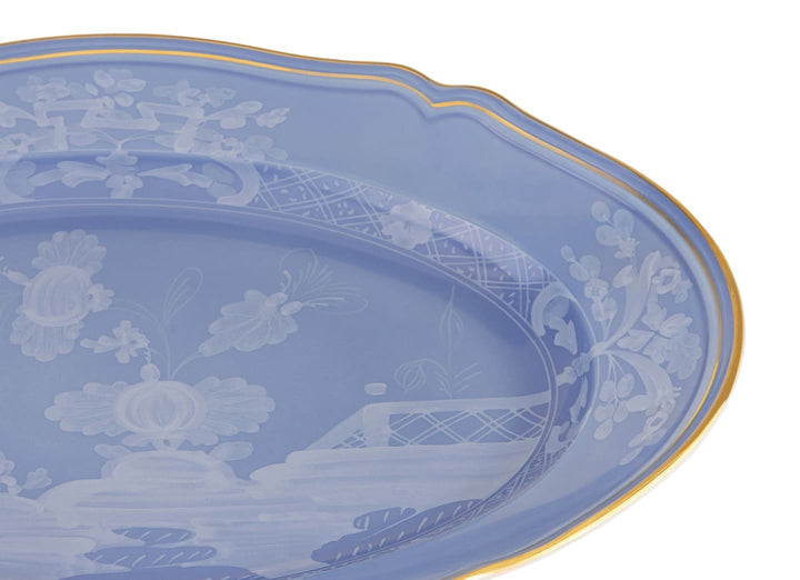 Ginori 1735 Oriente Italiano Pervinca Oval Flat Platter
