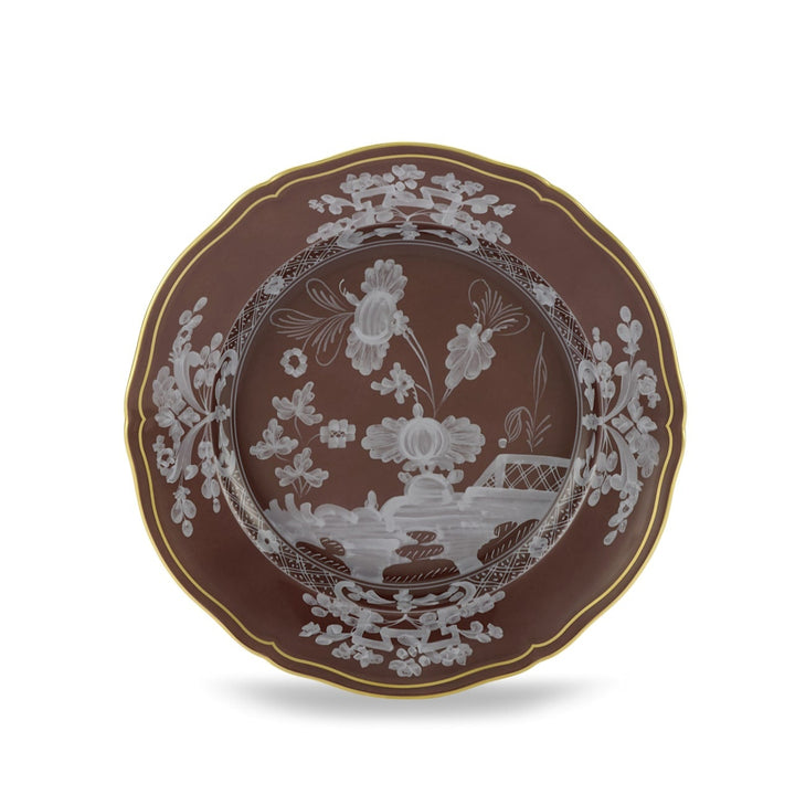 Oriente Italiano Castagna Flat Dessert Plate
