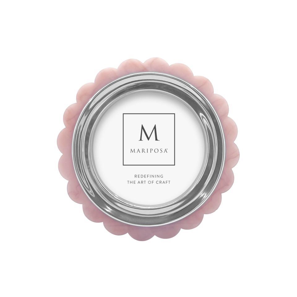 Pink Acrylic Round Frame