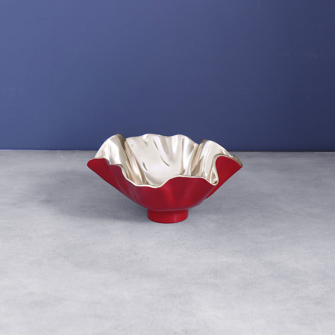 Thanni Bloom Small Bowl (Red and Gold)