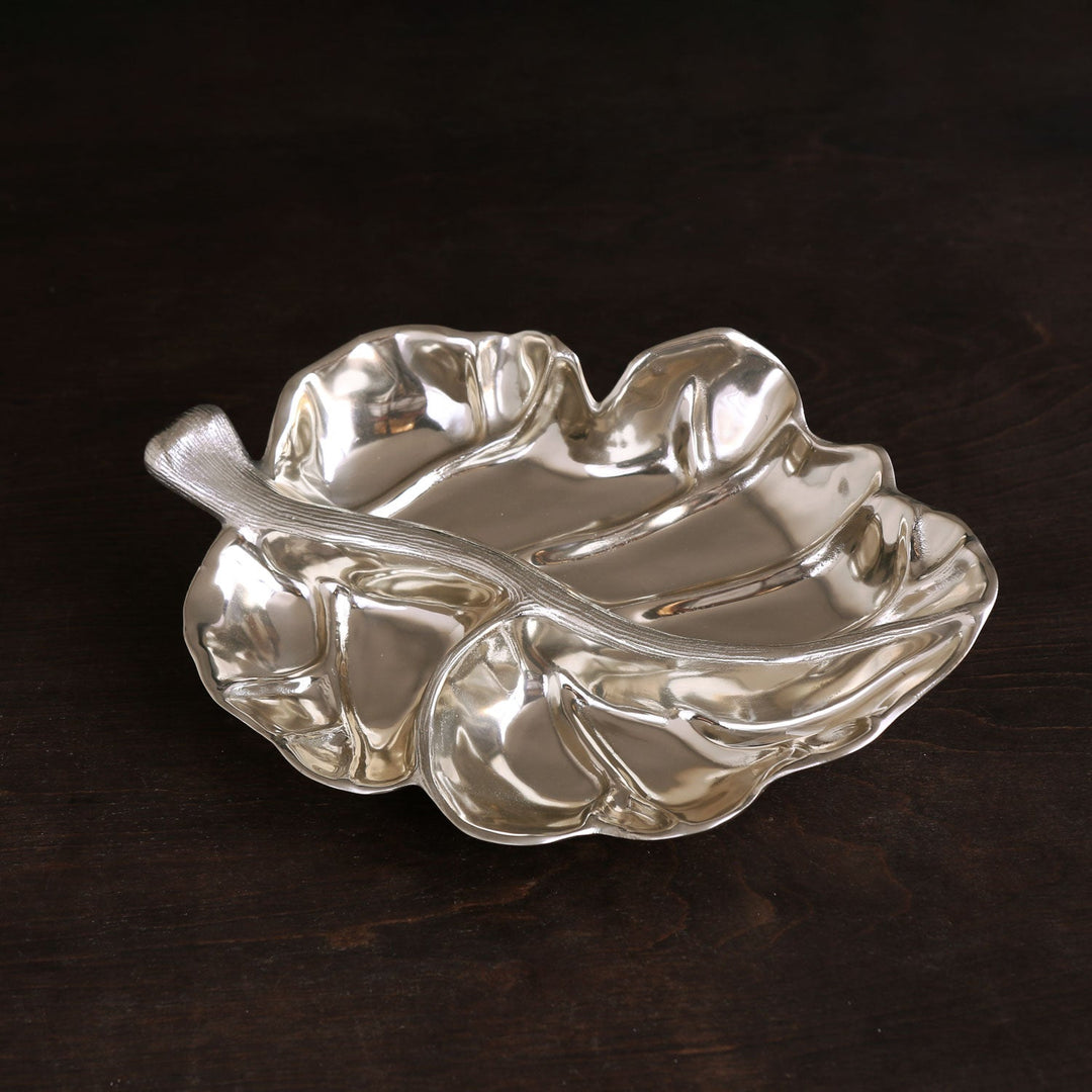 Sierra Modern Foglia Leaf Medium Triple Dip (Gold)