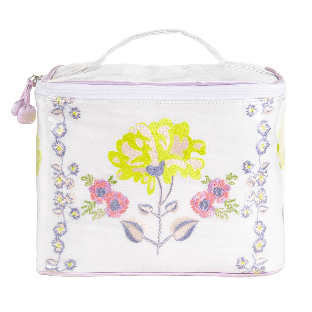 Peony Train Case