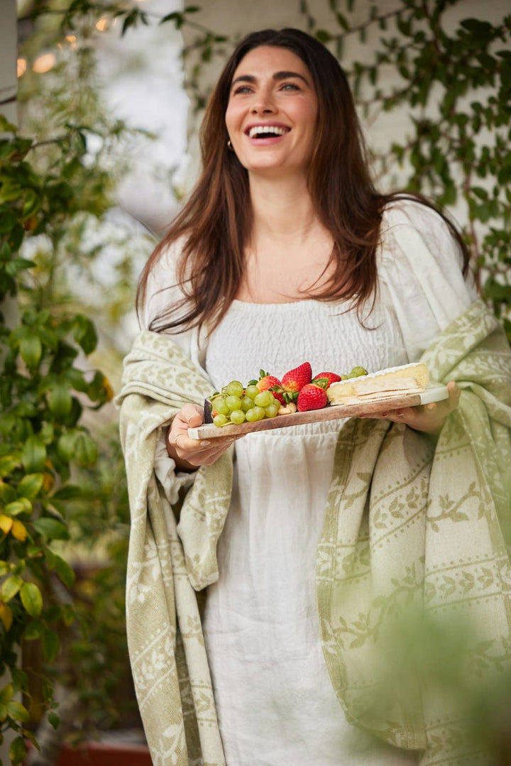 The Lightweight Blanket - Springtime Stripe