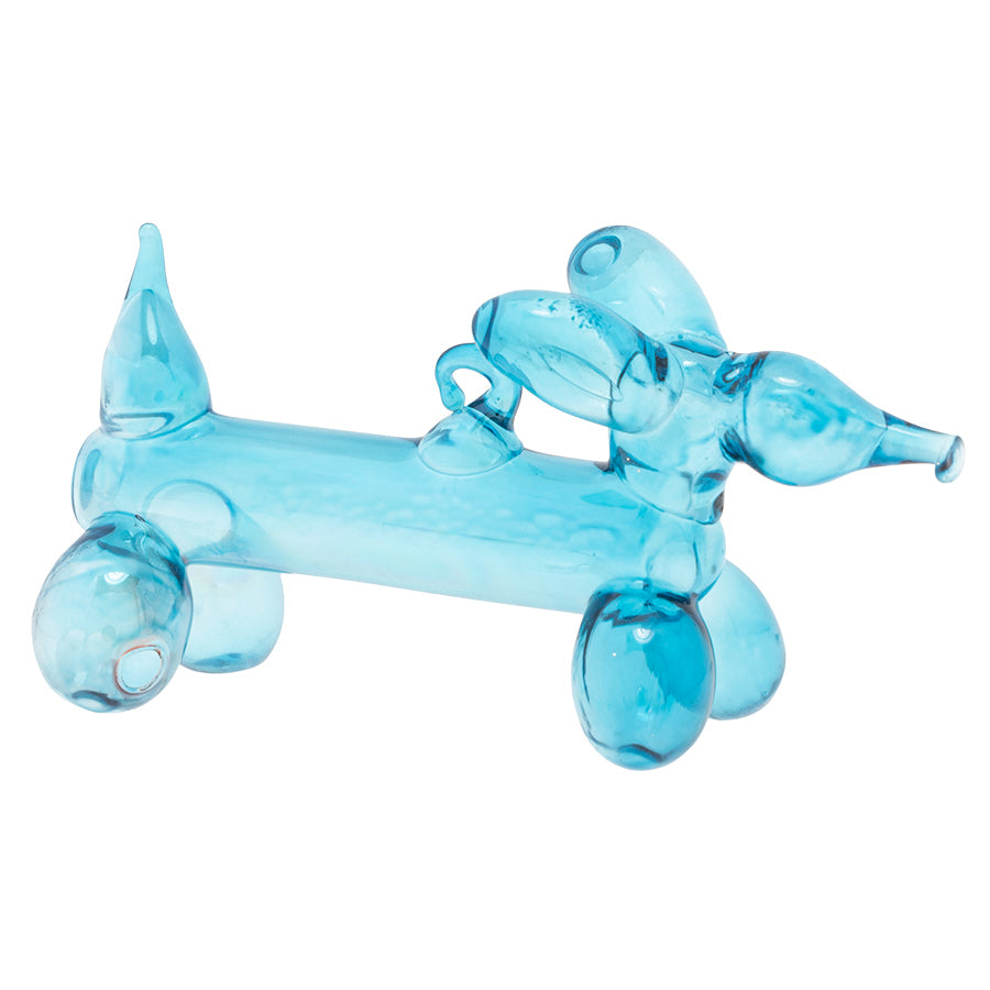 Translucent Blue Balloon Dog