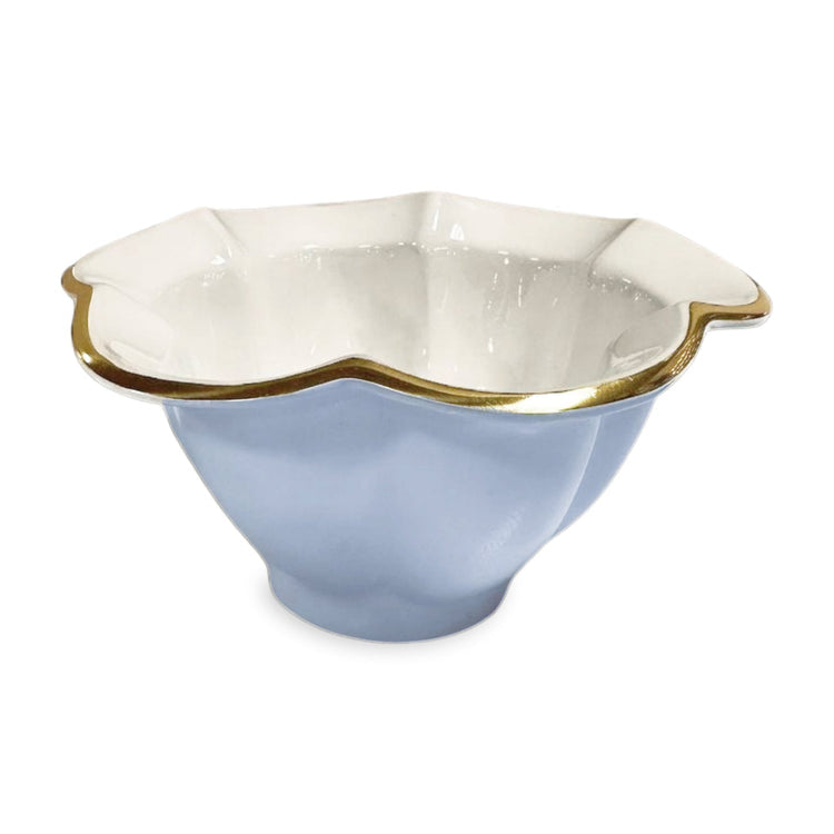 Encanto Devon Small Bowl (Periwinkle And White )