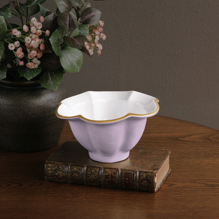 Encanto Devon Small Bowl (Lilac And White)