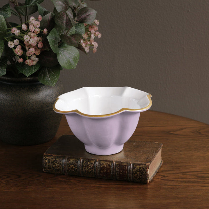 Encanto Devon Small Bowl (Lilac And White)