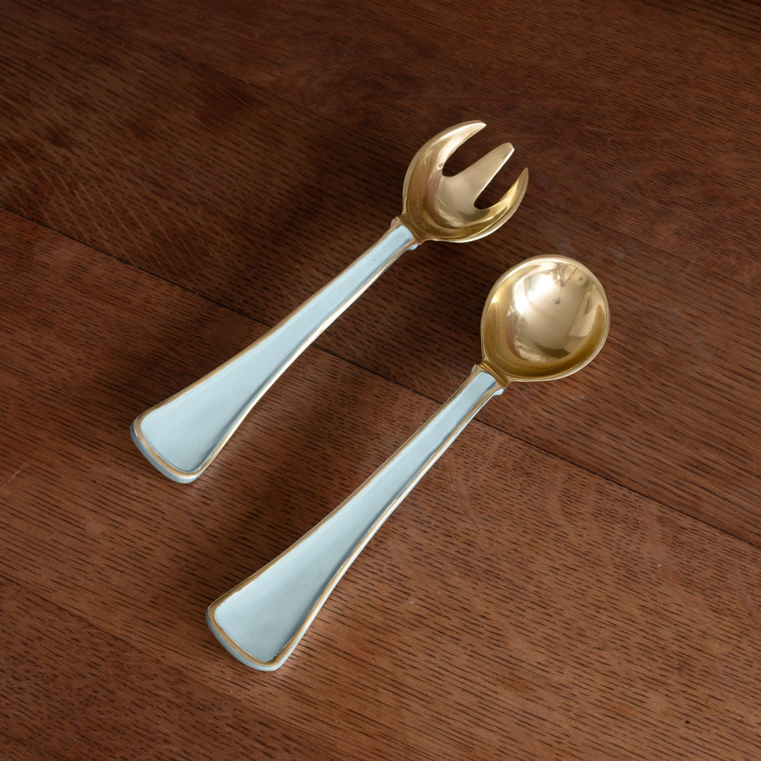 Encanto Soho Salad Servers (Sky Blue)