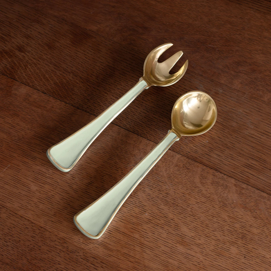 Encanto Soho Salad Servers (Pistachio)